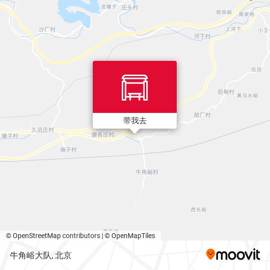 牛角峪大队地图