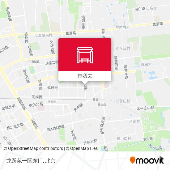 龙跃苑一区东门地图
