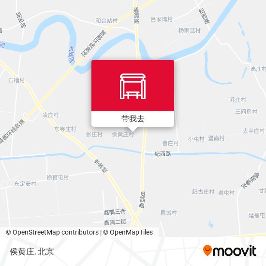 侯黄庄地图
