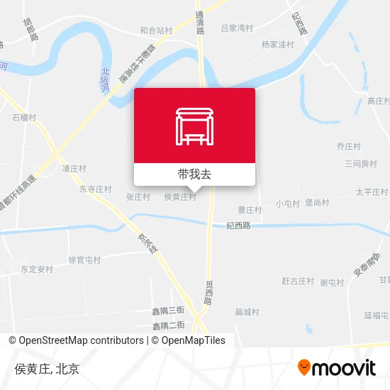 侯黄庄地图