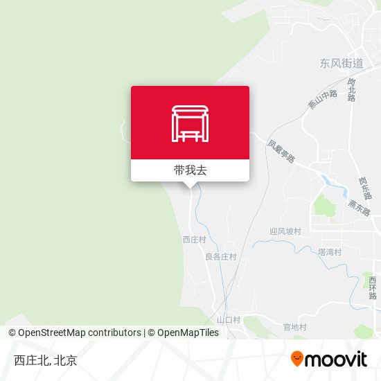 西庄北地图