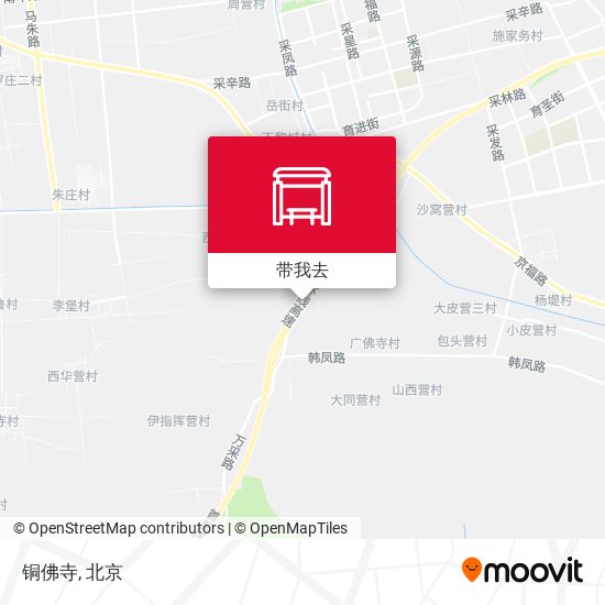 铜佛寺地图