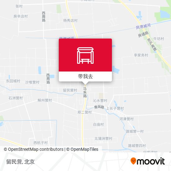 留民营地图