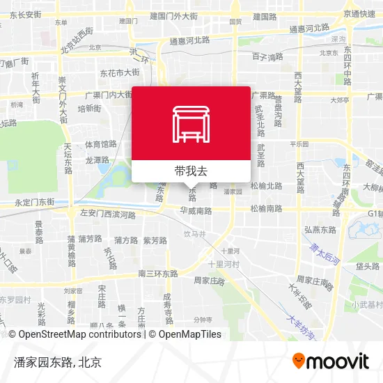 潘家园东路地图