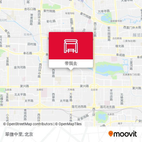 翠微中里地图