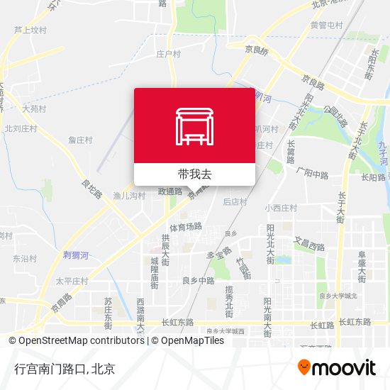 行宫南门路口地图