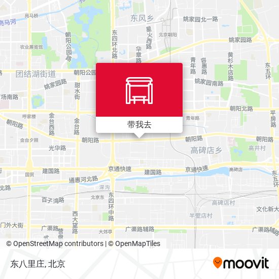 东八里庄地图