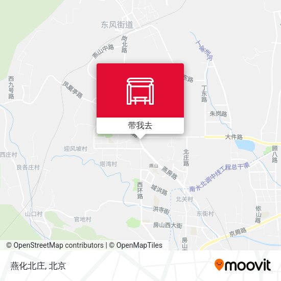 燕化北庄地图