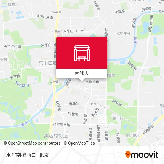 水岸南街西口地图