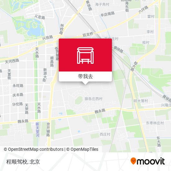 程顺驾校地图