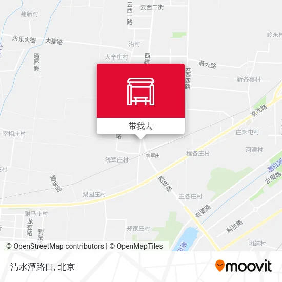 清水潭路口地图