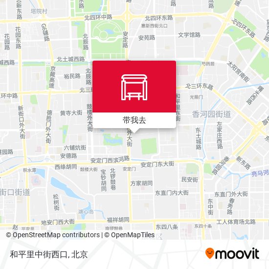 和平里中街西口地图