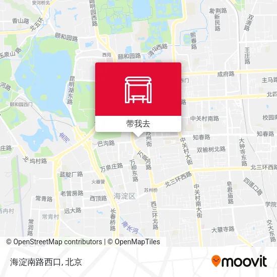 海淀南路西口地图