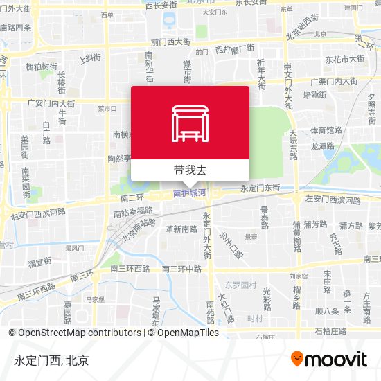 永定门西地图