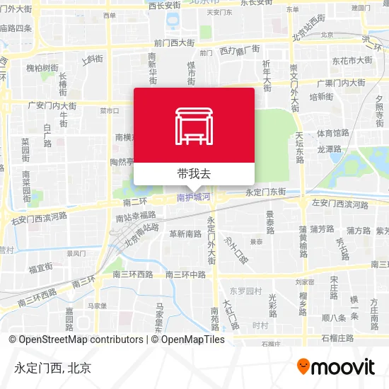 永定门西地图