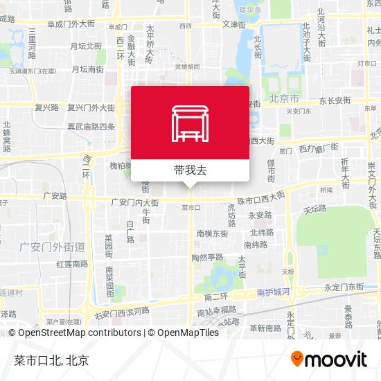 菜市口北地图