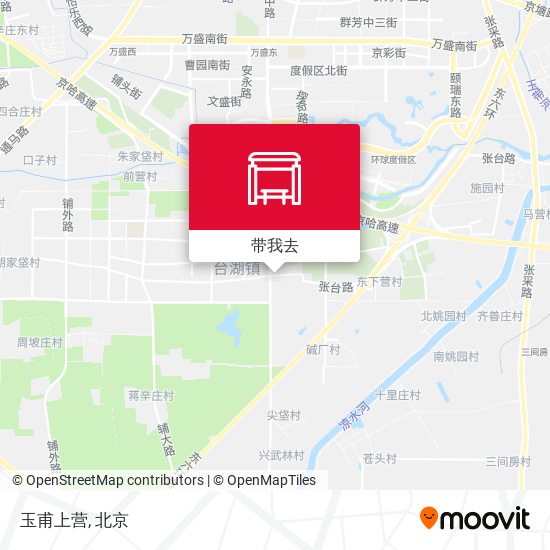 玉甫上营地图