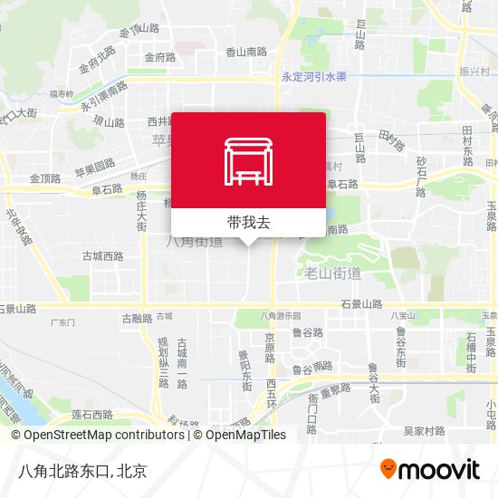 八角北路东口地图