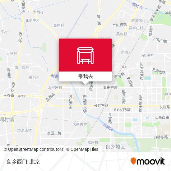 良乡西门地图