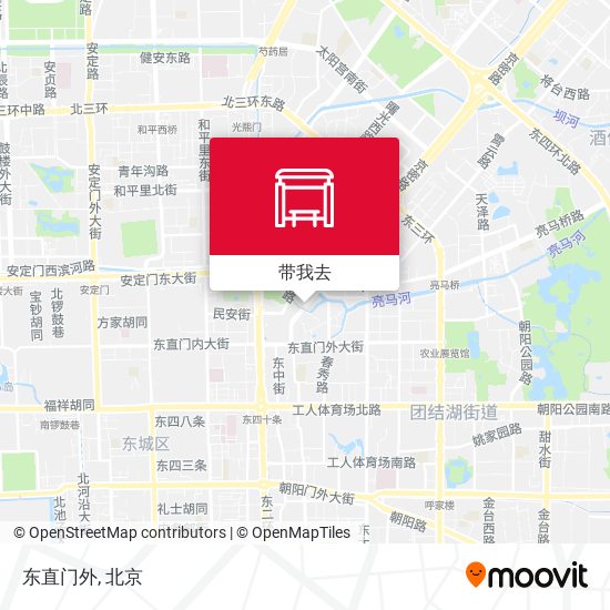 东直门外地图