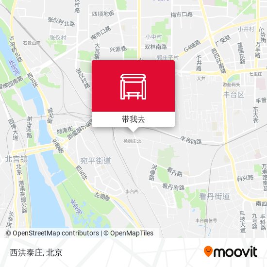 西洪泰庄地图
