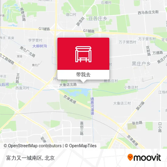 富力又一城南区地图