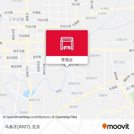 马各庄(X027)地图