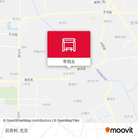 后营村地图