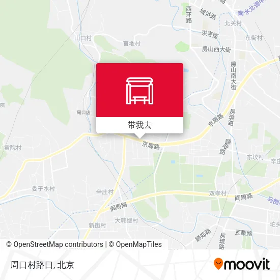 周口村路口地图