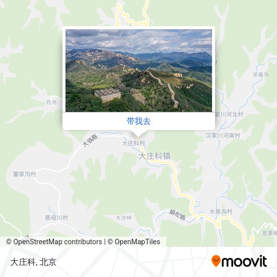 大庄科地图
