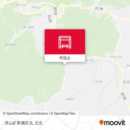房山矿家属区北地图