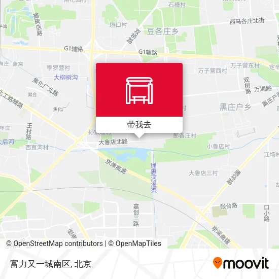 富力又一城南区地图