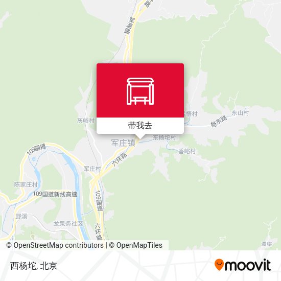 西杨坨地图