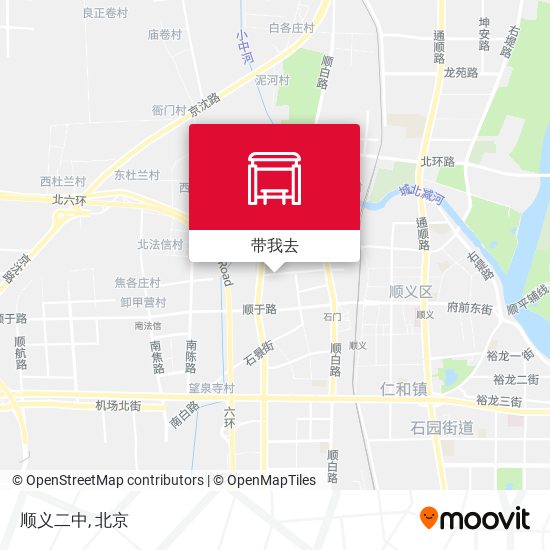 顺义二中地图