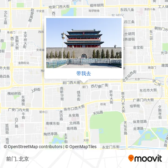 前门地图
