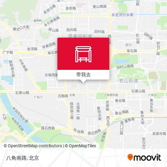 八角南路地图