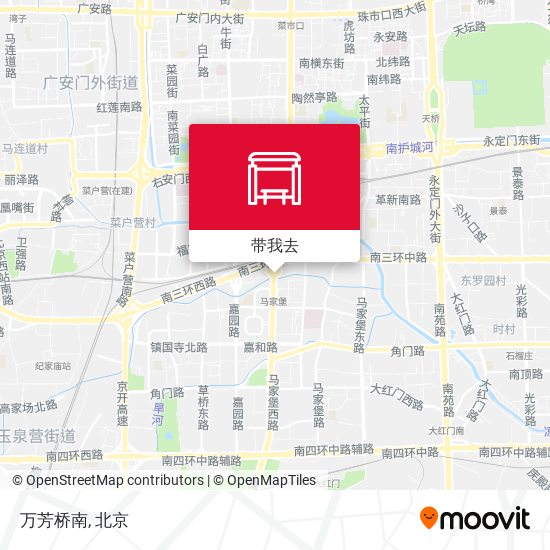 万芳桥南地图