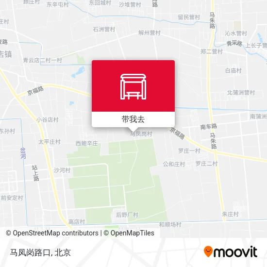 马凤岗路口地图