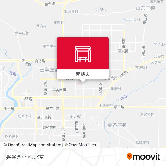 兴谷园小区地图