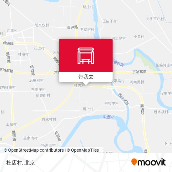 杜店村地图