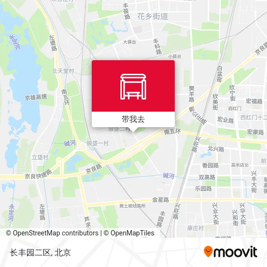 长丰园二区地图