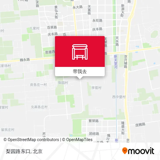 梨园路东口地图