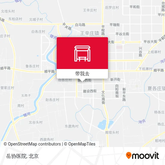 岳协医院地图