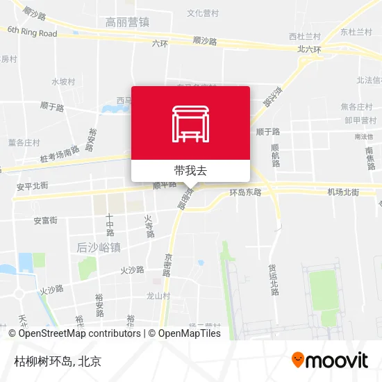 枯柳树环岛地图