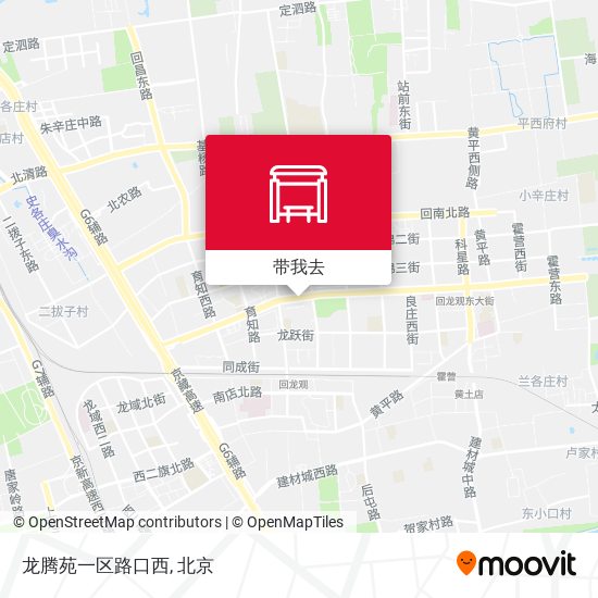 龙腾苑一区路口西地图
