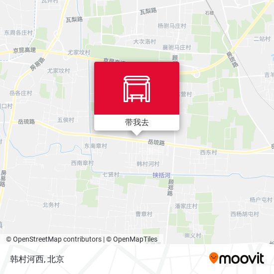 韩村河西地图