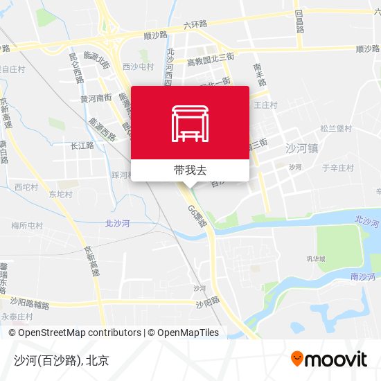沙河(百沙路)地图
