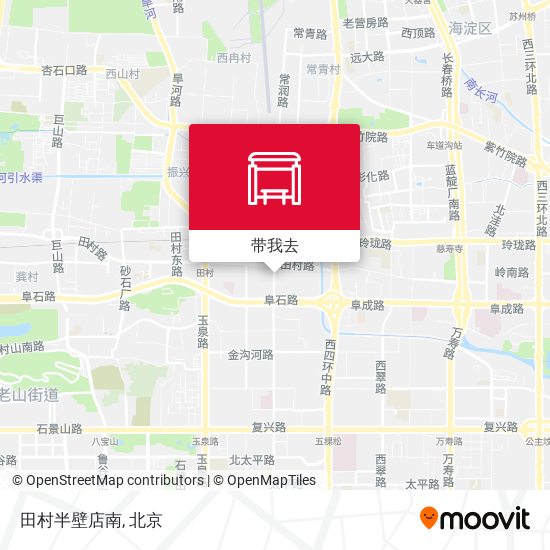 田村半壁店南地图