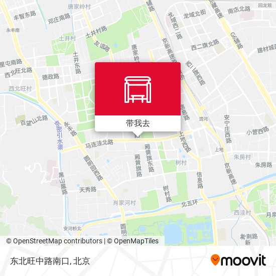 东北旺中路南口地图