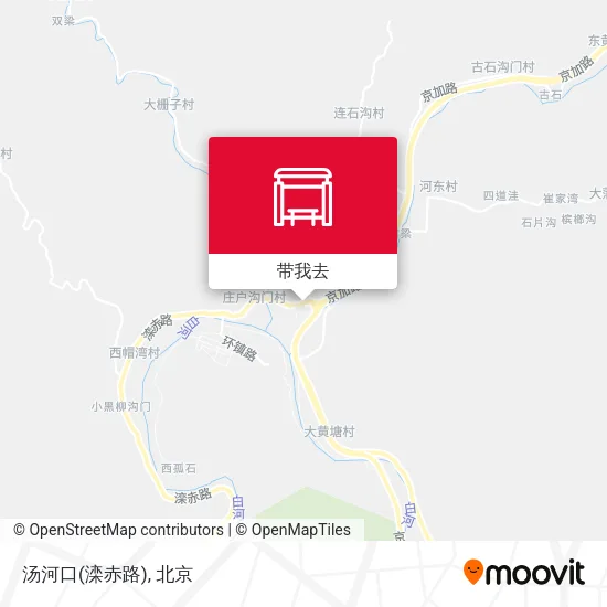 汤河口(滦赤路)地图